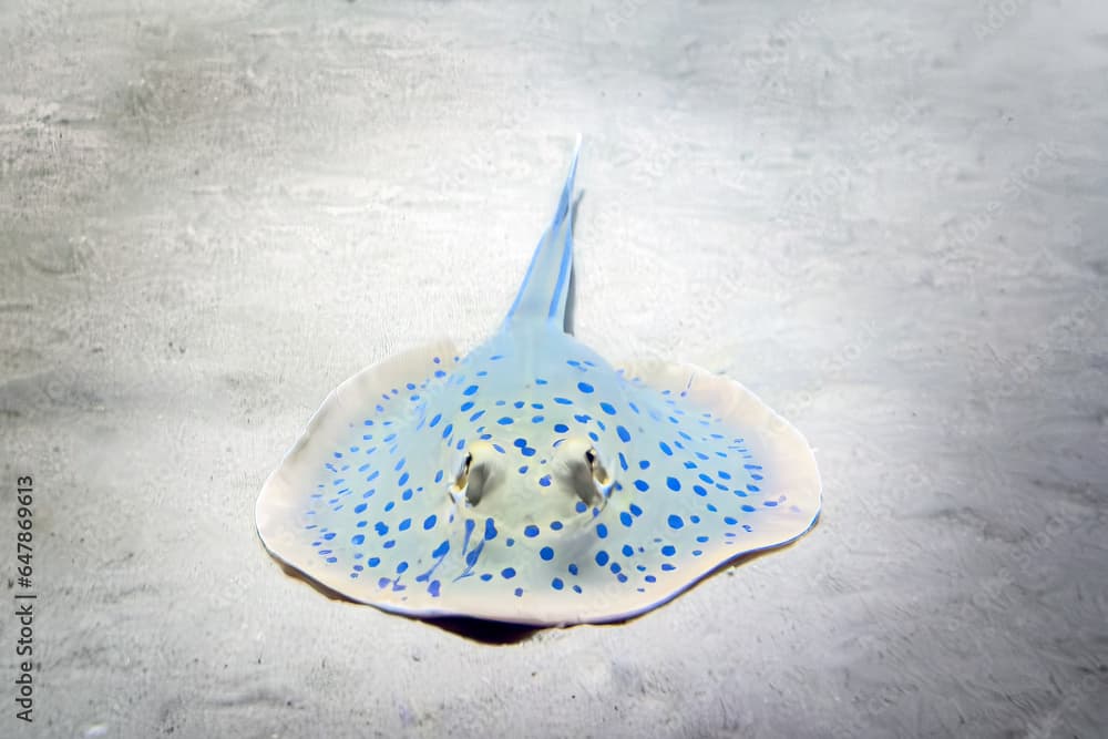 bluespotted ribbontail ray (Taeniura lymma)