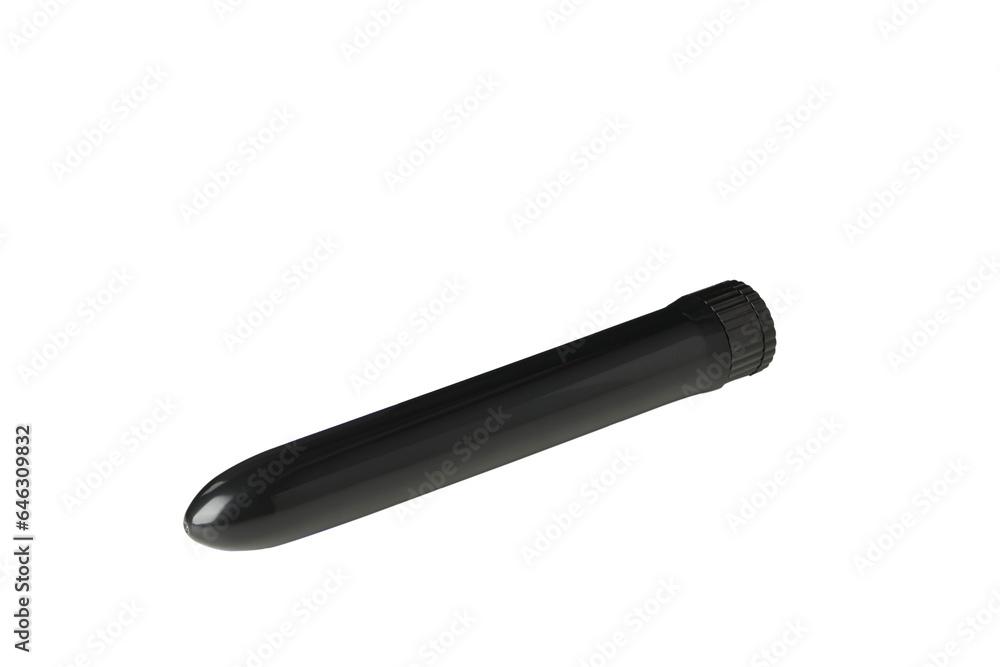 PNG, black vibrator isolated on white background.