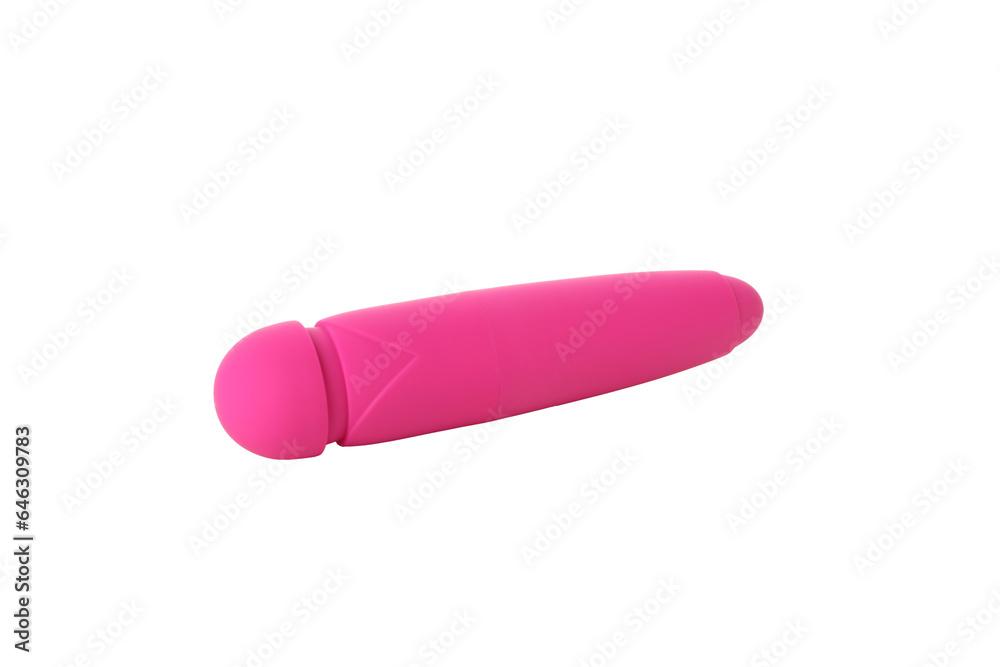 PNG, pink vibrator isolated on white background.