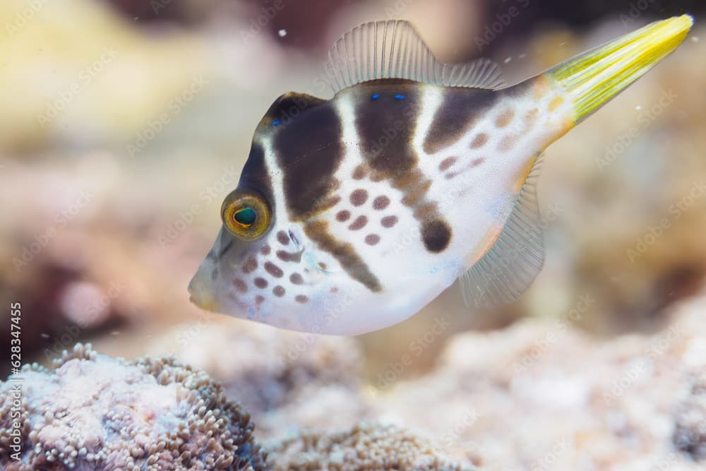 南伊豆ヒリゾ浜のかわいいノコギリハギの幼魚