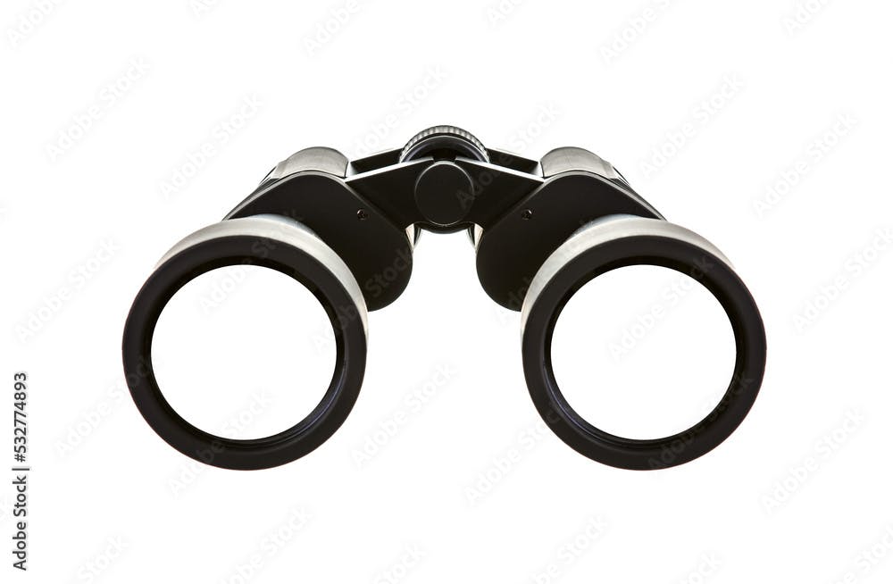 Pair of Binoculars on a transparent background (PNG)